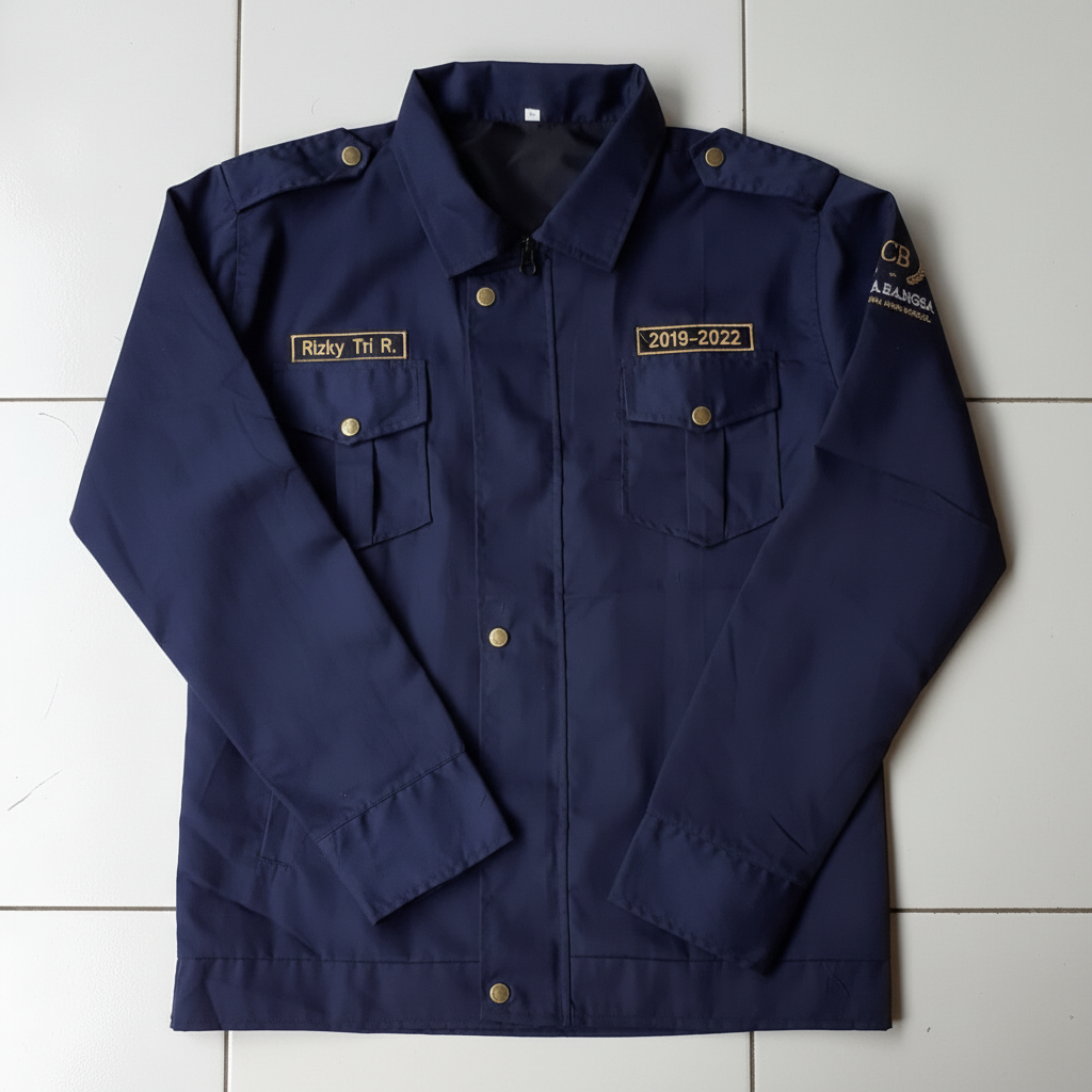 Almamater Bordir 3 Sisi